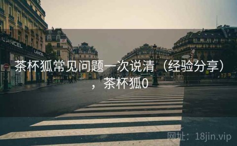 茶杯狐常见问题一次说清（经验分享），茶杯狐0