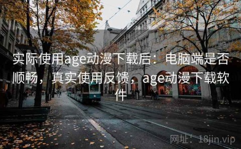 实际使用age动漫下载后：电脑端是否顺畅，真实使用反馈，age动漫下载软件