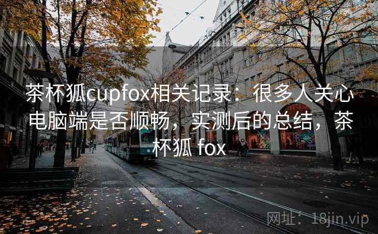 茶杯狐cupfox相关记录：很多人关心电脑端是否顺畅，实测后的总结，茶杯狐 fox